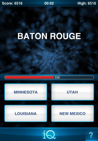 Screenshot iQ: Geography Trivia Screenshot iQ: Geography Trivia